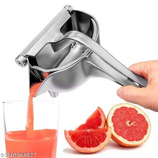 Manual Juicer, Hand Press Lemon Squeezer & Citrus Press - Upgrade Aluminum Fresh Fruit Juice Extractor, Ergonomic Grip Heavy Duty Manual Juicer,Effortless & Easy to Clean Kitchen Tool