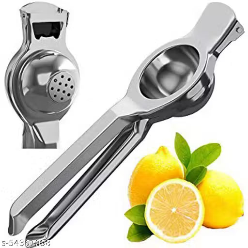 Lemon Squeezer with Bottle Opener Food Grade Stainless Steel, Set of 1, Silver