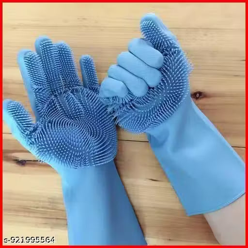 Dishwashing Gloves, Kitchen Cleaning Gloves, Hand Gloves for Washing Utensils, Plates