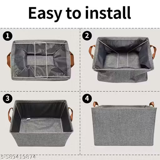 (Set of 3) Multifunctional Closet Organizer – Space-Saving Storage for Clothes, Blankets, and Accessories