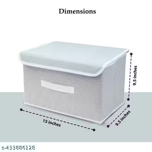 Foldable Garments Organizer / Set of 2 (Big Size) for Storing Clothes, Books, Toys and Other Essential Items